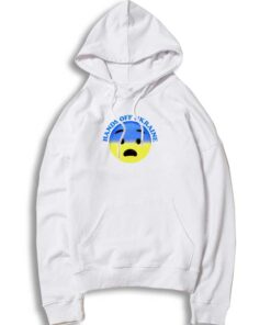 Hands Off Ukraine Emoji Flag Hoodie