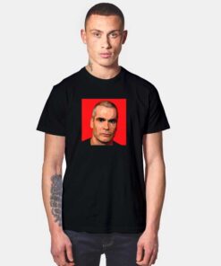 Henry Rollins Red Bald T Shirt