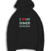 I Love My Gamer Boyfriend Vintage Hoodie