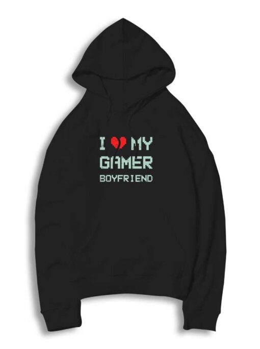 I Love My Gamer Boyfriend Vintage Hoodie