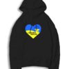 I Stand With Ukraine Love Fist Hoodie