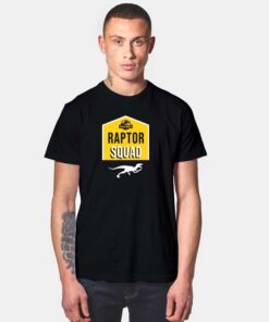 Jurassic Raptor Squad Badge T Shirt