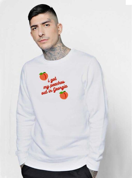 Justin Bieber Fruit Peaches in Georgia Sweatshirt