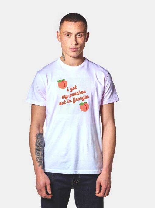 Justin Bieber Fruit Peaches in Georgia T Shirt