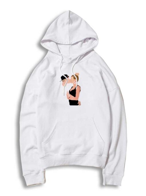 Justin and Hailey Bieber Kisses Hoodie