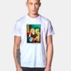 Kurt Cobain Cartoon Photo T Shirt