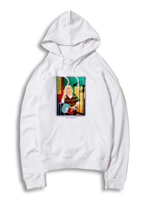 Kurt Cobain Cartoon Photo Hoodie