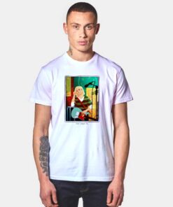 Kurt Cobain Cartoon Photo T Shirt