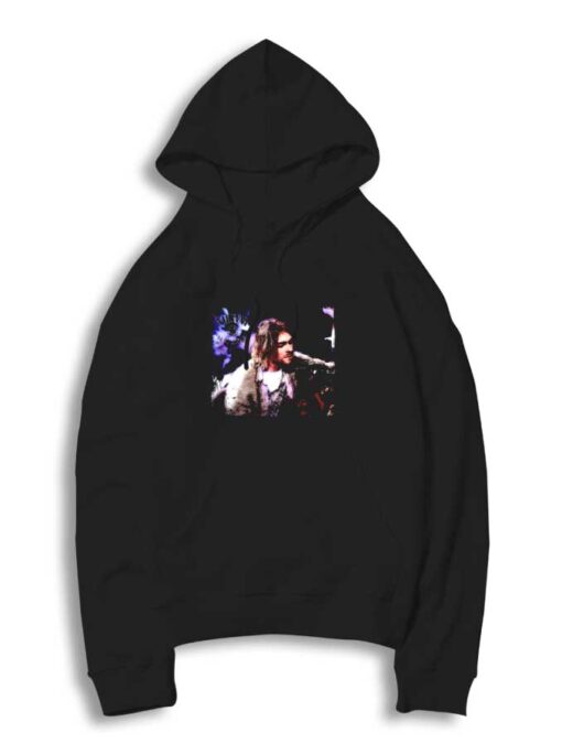 Kurt Cobain Sing Watercolor Hoodie