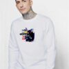 Kurt Cobain Vandalism Guitar Sweatshirt