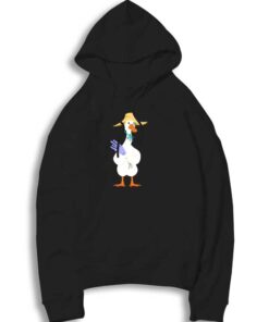 Lavender Goose Flower Gardener Hoodie