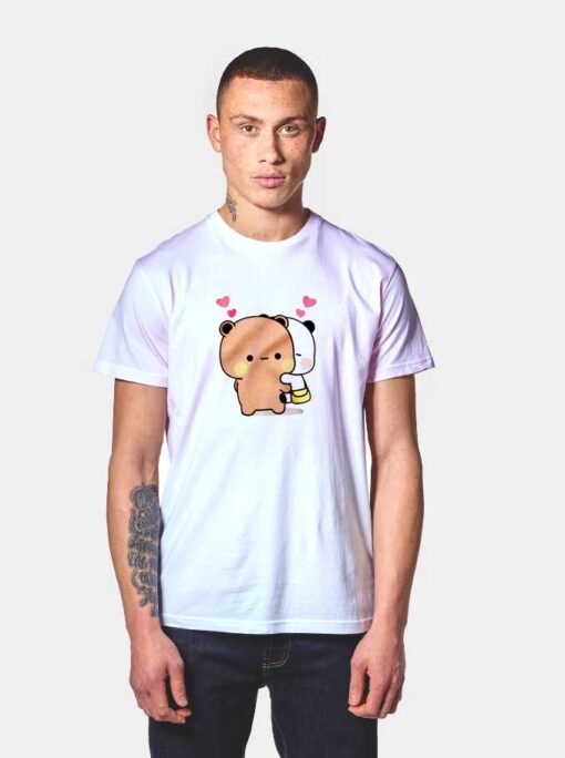 Panda And Brownie Bear Lover T Shirt