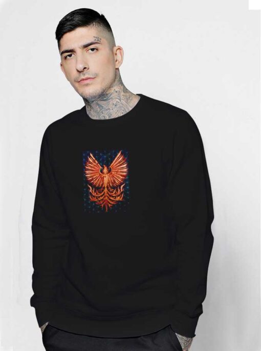 Phoenix Rising Vintage Motive Sweatshirt