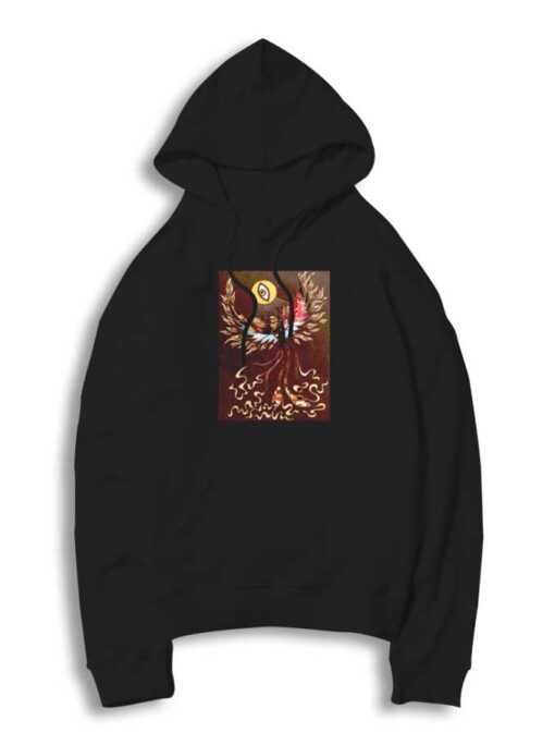 Phoenix Tear and Flame Eyes Hoodie