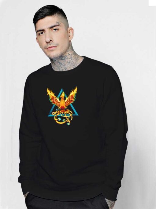 Phoenix The Fire Bird Feather Sweatshirt