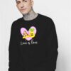 Pineapple Pizza Love is Love Sweatshirt