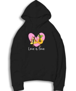 Pineapple Pizza Love is Love Hoodie