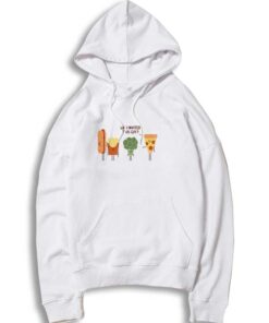 Pizza And Fast Foods Party Hoodie