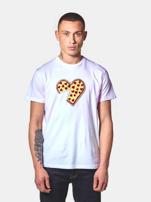 Pizza Is Piece of My Heart T Shirt