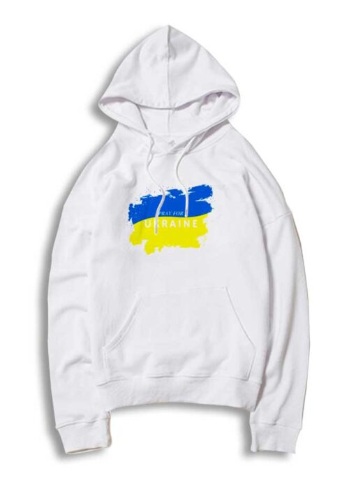 Pray For Ukraine Watercolor Hoodie