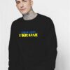 Stand With Ukraine Spray Paint Sweatshirt