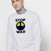 Stop War Peace Logo Ukraine Sweatshirt