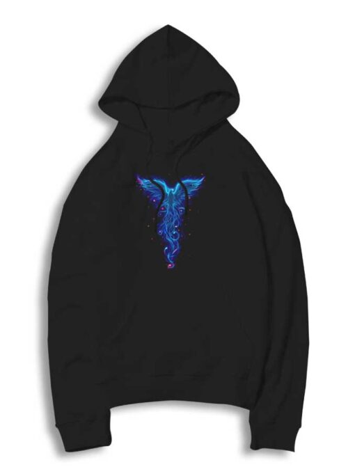 The Heat of Illusion Blue Phoenix Hoodie