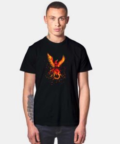 The Rising Phoenix Bird T Shirt