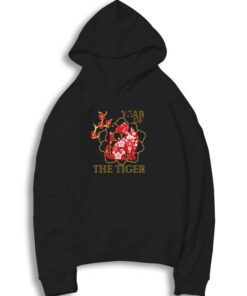 Tiger Chinese New Year 2022 Red Flower Hoodie