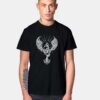 Tribal Phoenix Bird Rising Logo T Shirt