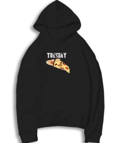 Tuesday is Pizza Day Logo Hoodie