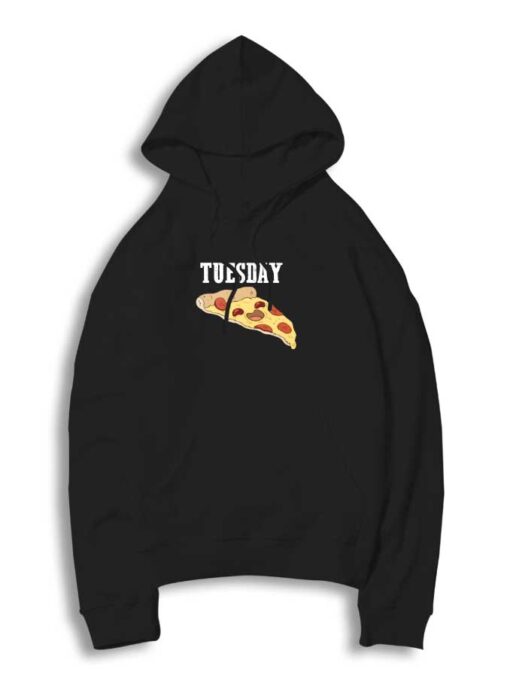 Tuesday is Pizza Day Logo Hoodie