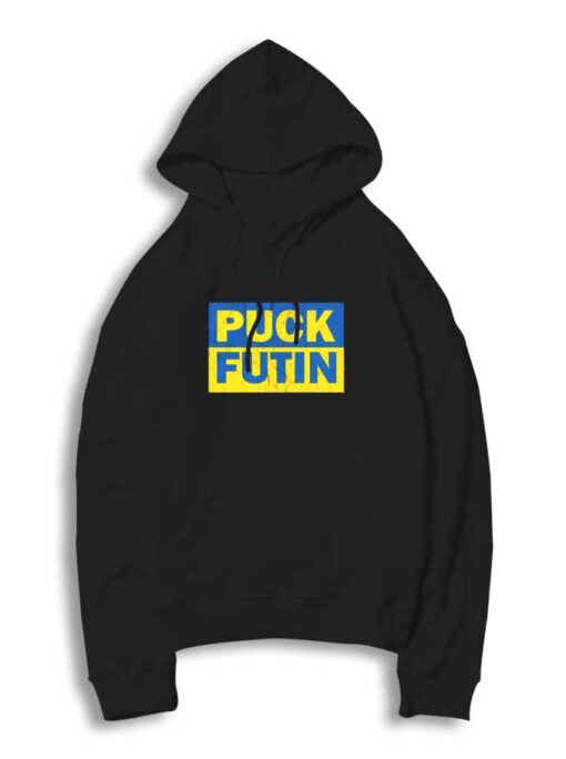 Ukraine Flag Puck Futin Hoodie