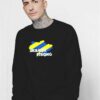 Ukraine Strong Map Flag Sweatshirt