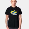 Ukraine Strong Map Flag T Shirt