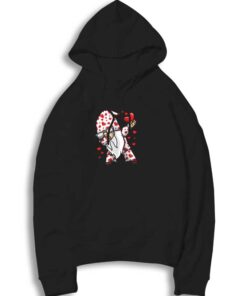 Valentine Gnome Heart Dab Hoodie