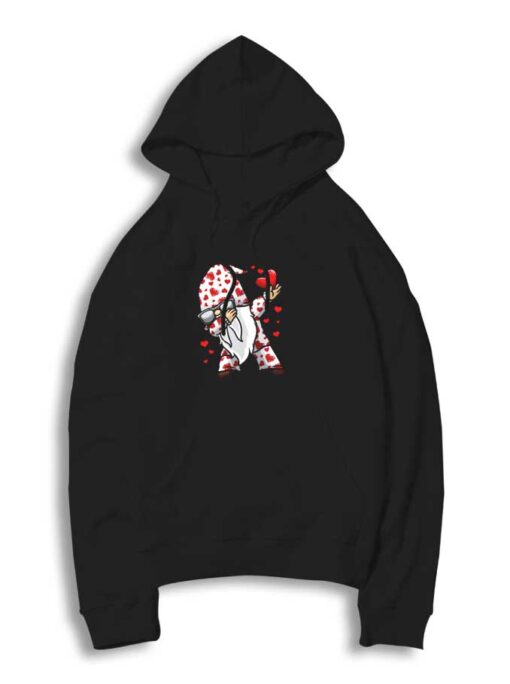 Valentine Gnome Heart Dab Hoodie