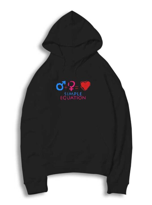 Valentine Simple Equation Symbol Hoodie