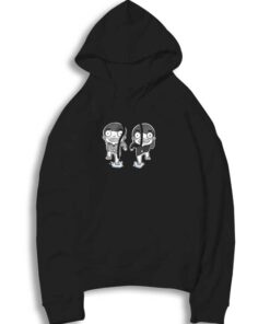 Valentines Date Splash Couple Hoodie