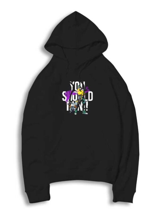 Valorant You Should Run Pixelated Hoodie