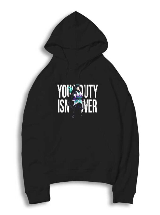 Valorant Your Duty Is Not Over Pixelated Hoodie