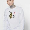 Year of Tiger Ugly Painting Seal Sweatshirt