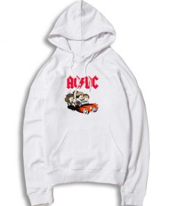 ACDC Flaming Car Cartoon Hoodie