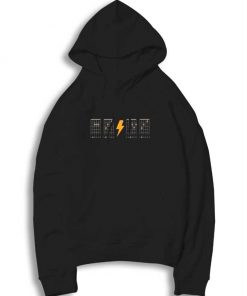 ACDC High Volt Guitar Chord Hoodie