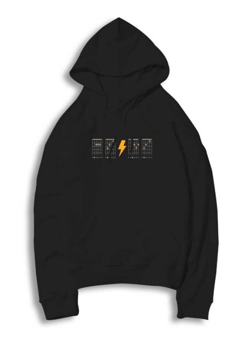 ACDC High Volt Guitar Chord Hoodie