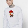 Angus Young ACDC Cartoon Sweatshirt