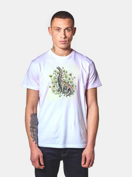 Brachio Ginkgo Biloba Dinosaur T Shirt