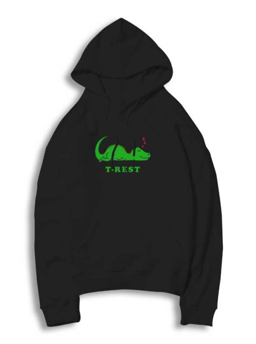 Dinosaur T-rest Taking A Nap Hoodie