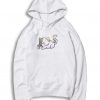 Gemini Cat Half Black Half White Hoodie