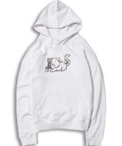 Gemini Cat Half Black Half White Hoodie